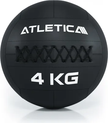 Produktbild von ATLETICA WallBalls | 4kg | Aus strapazierfähigem Kunstleder | Ø 35 cm