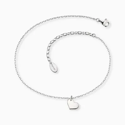 Produktbild von Engelsrufer Fußkette ERF-LILHEART Silber Herz
