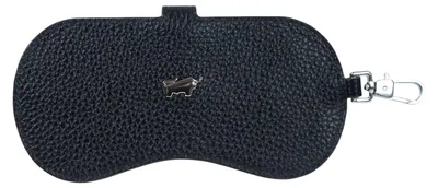 Immagine prodotto di Custodia per occhiali da sole, colore nero, unisex, in pelle