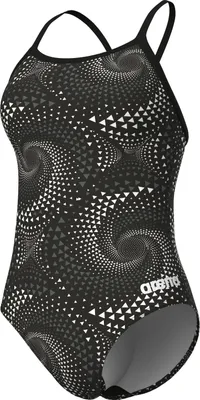 Produktbild von arena Fireflow Lightdrop Back Badeanzug für Damen, Farbe:Schwarz, Größe:38