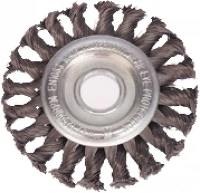 Immagine prodotto di Lessmann Zopf-Rundbürste Durchmesser 115 mm Stahldrahtx14 mm 20 Z Draht 0,50