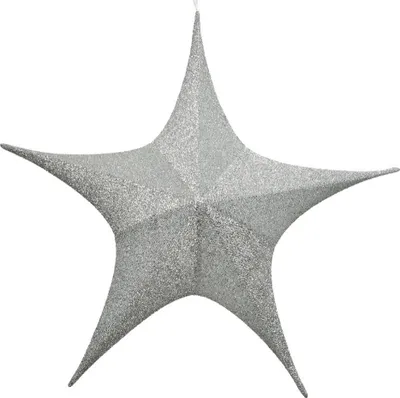 Produktbild von Kaemingk Stern aus Polyester Ø 180 cm silber