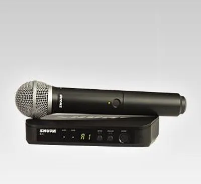 Zdjęcie produktu dla Shure BLX24E/PG58 Czarny mikrofon sceniczny/wykonawczy