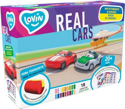 Produktbild von MAKSIK RealCars OKT6402 76402 Spielknete-Set