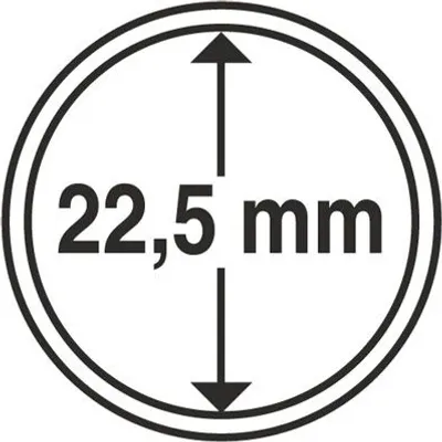 Produktbild von Münzkapseln Innendurchmesser 22,5 mm