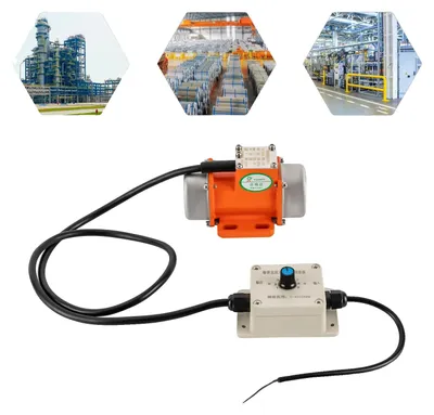 Obrázok produktu pre Elektrický vibračný motor, nastaviteľná rýchlosť, kompaktný dizajn, farba: oranžová