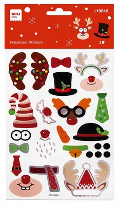 Weihnachtssticker, 30 Stück, glänzend Silber, für Basteln & Deko