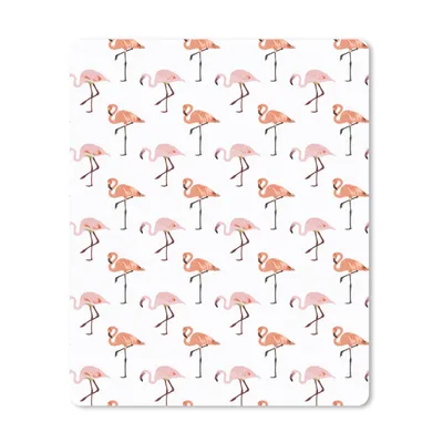 Produktbild von MuchoWow® Mauspad Mousepad Flamingo - Muster - Rosa 19x23 cm - Mousepads - Maus Mat - Pad - Mausunterlage - Mauspads - Spielen