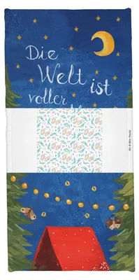 Produktbild von Mr. & Mrs. Panda Handtuch Otter Muster - Weiß - Geschenk, Frotteetuch, Badhandtuch, Strandtuch, Duschtuch, sporthandtuch