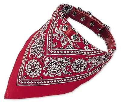 Produktbild von Nobby Halsband mit Tuch L: 40 cm rot