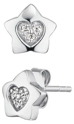 Produktbild von Herzengel HEE-HEARTSTAR-ZI-ST Ohrstecker Stern Sterling-Silber 925