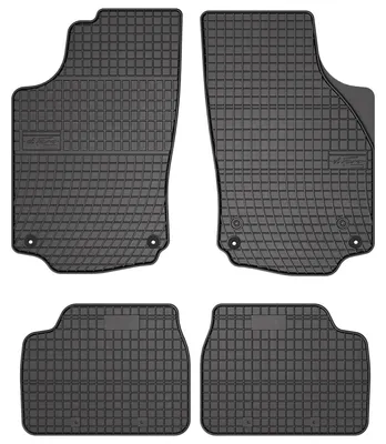 Immagine prodotto di Tappetini auto in gomma adatto per Opel Corsa C (2000-2006, hatchback) neri, set 4 pz, con fissaggi