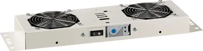 Image de EFB Lüftereinheit m. Thermostat,IP55,2-fach f.19"Wandg.,weiß
