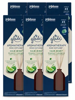 Produktbild von 6 x Glade Aromatherapy Calm Mind Duftstäbchen - 80 ml - Vorteilspackung - 6 Stücke