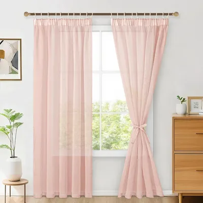 Immagine prodotto di Tende in voile trasparenti - Ideali per il soggiorno - Con balze