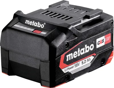 A studio shot of a Metabo Li-Power battery pack.