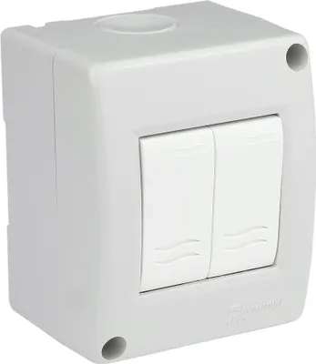 Immagine prodotto di Interruttore a doppia luce in custodia IP40 M-L 1717