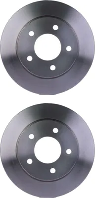 Produktbild von 2 Bremsscheiben voll Ø 72 mm 11 mm HELLA passend für u.a. MAZDA 3