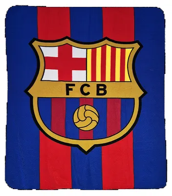 Produktbild von FC Barcelona Fleece-Decke 120x150 cm mehrfarbig