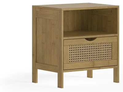Productafbeelding van Nachtkastje Vicco Liora Bamboe 40 x 44 cm, Model 61829