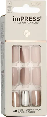 Produktbild von KISS imPRESS Press-On Manicure M (Cloudy) 30 St.