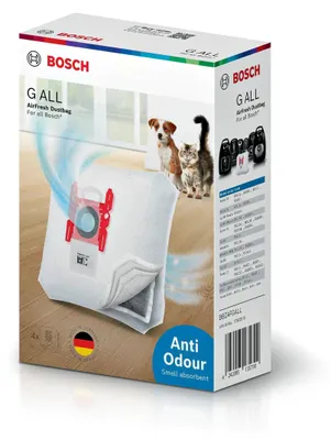 Produktbild von Bosch BBZAFGALL, Staubbeutel, Zylinder-Vakuum, Weiß, Bosch, 100 g, Karton mit Aufhänger