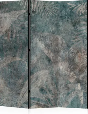 Produktbild von LUMASOUL Paravent doppelseitiger, Paravent Raumteiler Innen, Motiv Pflanzen 3, 135x172 cm