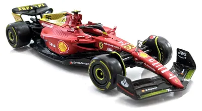 Produktbild von Bburago 18-36832 - Modellauto - Ferrari F1-75 Sainz #55 Monza-Ausführung (Maßstab 1:43)
