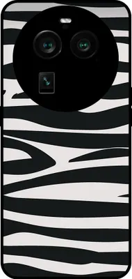 Produktbild von Smartphonica Telefon Fall geeignet für Oppo Find X6 Pro mit Zebra-Druck - TPU zurück Abdeckung Fall Zebra-Design - Schwarz Weiß