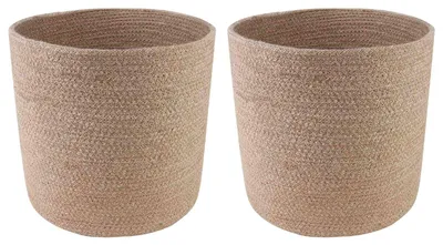 Obrázek produktu pro Sada květináčů 2 pcs Přírodní Ø 28 x 28 cm 100% juta Tossa