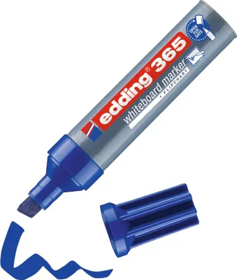 Produktbild von Edding 365, 1 Stück(e), Blau, Meißel, Kunststoff, Rund, 2 mm