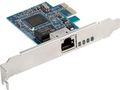 Produktbild von LANBERG PCI-Express->RJ45 Netzwerkkarte PCI-E 1GB Broadcom