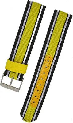 Produktbild von Uhrenarmband PIERO MAGLI Textilband mehrfarbig 20mm 150000106 NEU