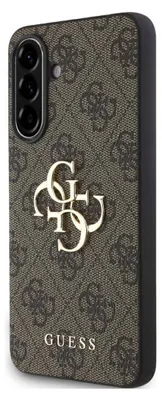 Produktbild von GUESS Handyhülle für Galaxy A36 5G, Guess Hardcase 4G Big Metal Logo, Braun