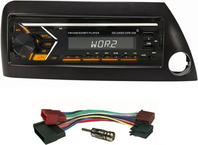 Produktbild von AUTORADIO mit USB SD MP3 Bluetooth UKW RDS kompatibel mit Ford KA 1996>2008 / Blende schwarz