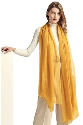 Produktbild von Prettystern Damen Kaschmir-Stola leicht Frühling sommer XL Kaschmir Cashmere Sch