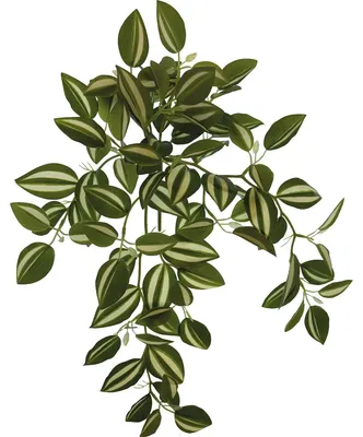 Productafbeelding van Repto Hangende kunstplant terrarium groen/wit 46 cm voor reptielen en amfibieën