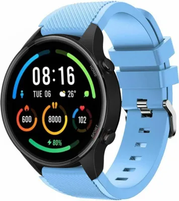 Produktbild von Strap-it Xiaomi Mi Watch Silikonarmband (SandBlau)