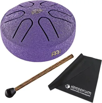 Immagine prodotto di Meinl Sonic Energy Pocket Tongue Drum Lotus con panno