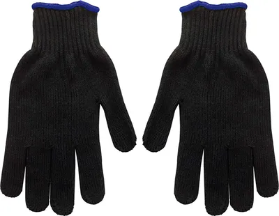 Produktbild von DEMA Strickhandschuhe Handschuhe Arbeitshandschuhe mit Noppen schwarz Gr. 9