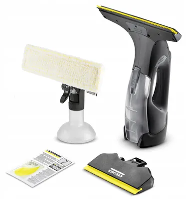 Produktbild von Karcher Fensterreiniger Wv5 Plus Black Edition 28 Cm, 35 Min Laufzeit, Ohne Streifen