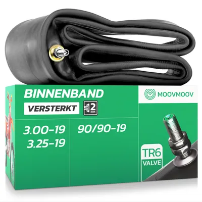 Imagen del producto de Cámara interna para motor, de 19 pulgadas, compatible con neumáticos de 90/90-19, 3.00-19 y 3.25-19