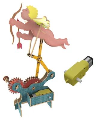 Obrázek produktu pro Ilo Build 3D, mechanický dřevěný model, Amór, 0226,14x18x23cm