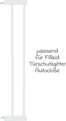 Image de Rallonge de barrière de sécurité Fillikid 14 cm adaptée