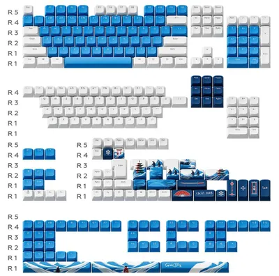 Obrázok produktu pre DARK PROJECT x GeekBoy Kľúčenky - Sada 2 ks PBT Keycaps (ENG - ANSI & ISO)