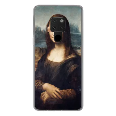 Produktbild von MuchoWow® Handyhülle Schutzhülle Hülle für Huawei P40 Lite Mona Lisa - Gemälde - Farbe Silikon Softcase Handy Hülle - Handy
