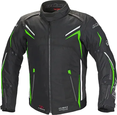 Produktbild von Büse Mugello Textiljacke schwarz / neongrün Herren S