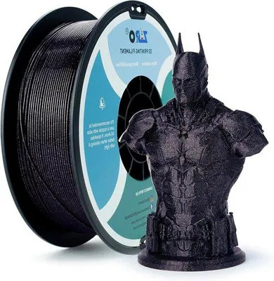 Produktbild von 3D Druckfilament 1,75mm - 1KG - Schwarz - +/- 0,05mm Genauigkeit