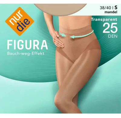 Produktbild von NUR DIE Strumpfhose Figura 25 DEN - mandel - 44-48