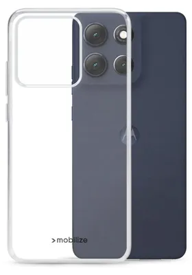 Obrázek produktu pro Mobilize Gelly Case – průhledné pouzdro na mobilní telefon pro Motorola Moto G86 Power – flexibilní zadní kryt z TPU – průhledné